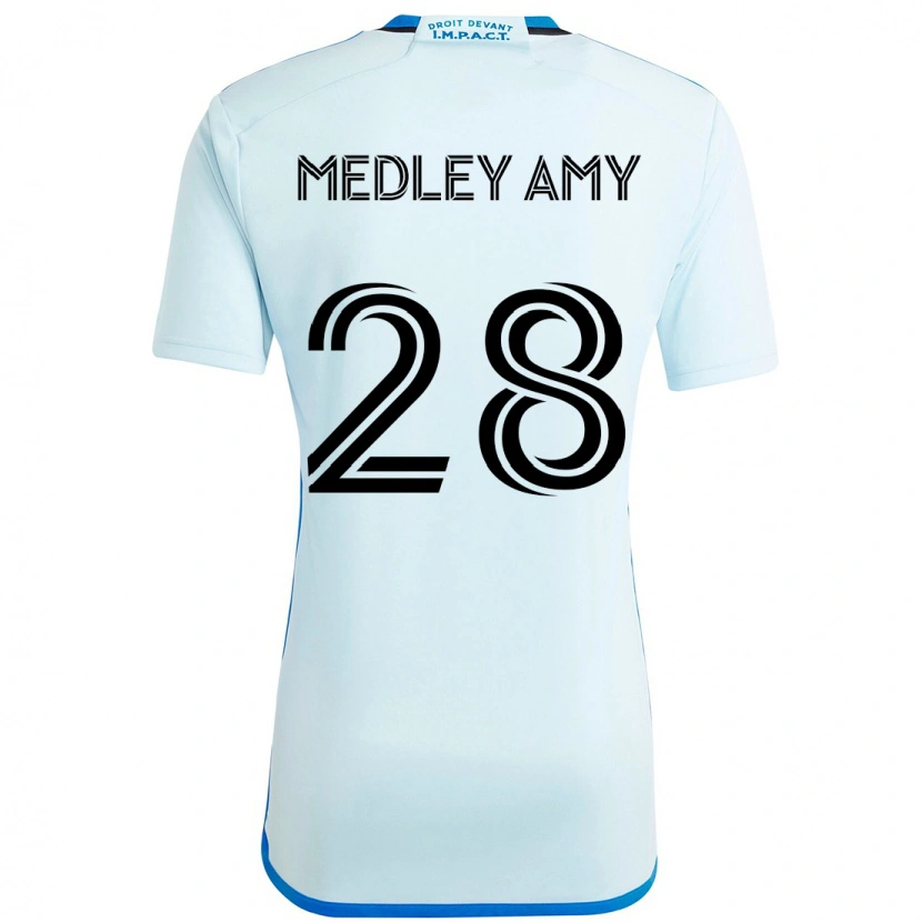 Danxen Heren Medley Amy #28 Hemelsblauw Donkerblauw Uitshirt Uittenue 2025/26 T-Shirt