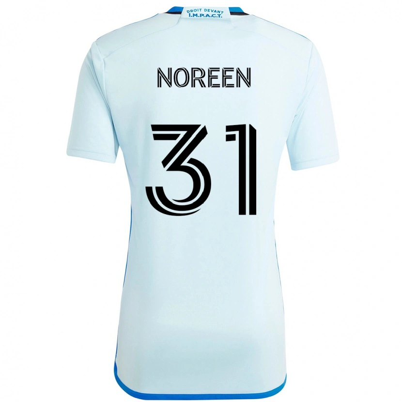 Danxen Heren Tijhof Noreen #31 Hemelsblauw Donkerblauw Uitshirt Uittenue 2025/26 T-Shirt