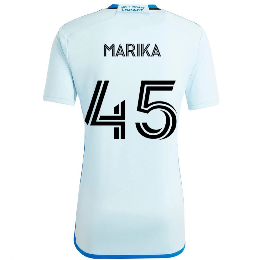 Danxen Heren Cregheur Marika #45 Hemelsblauw Donkerblauw Uitshirt Uittenue 2025/26 T-Shirt
