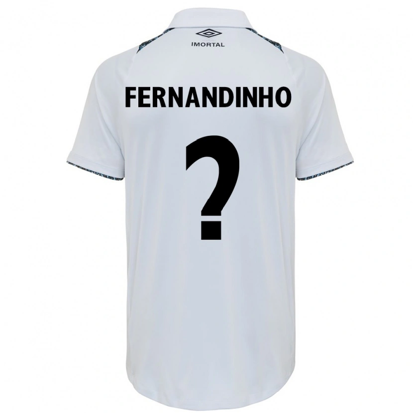 Danxen Heren Fernandinho #0 Wit Blauw Uitshirt Uittenue 2025/26 T-Shirt