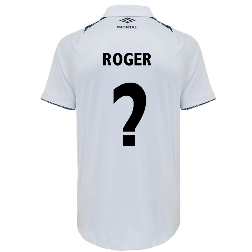 Danxen Heren Roger #0 Wit Blauw Uitshirt Uittenue 2025/26 T-Shirt