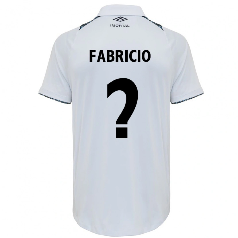 Danxen Heren Fabricio #0 Wit Blauw Uitshirt Uittenue 2025/26 T-Shirt