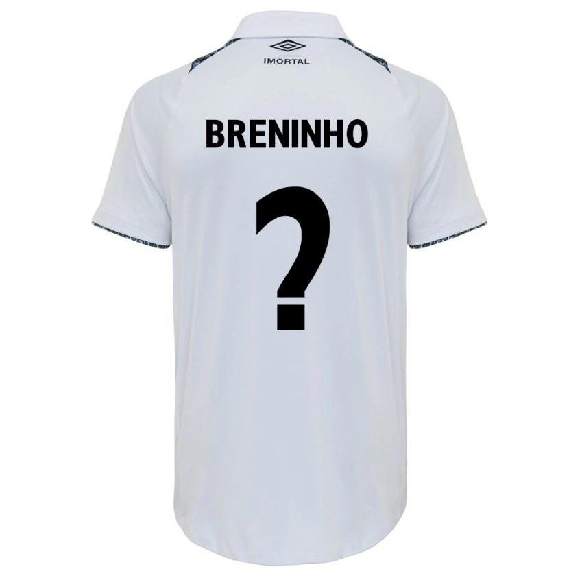 Danxen Heren Breninho #0 Wit Blauw Uitshirt Uittenue 2025/26 T-Shirt