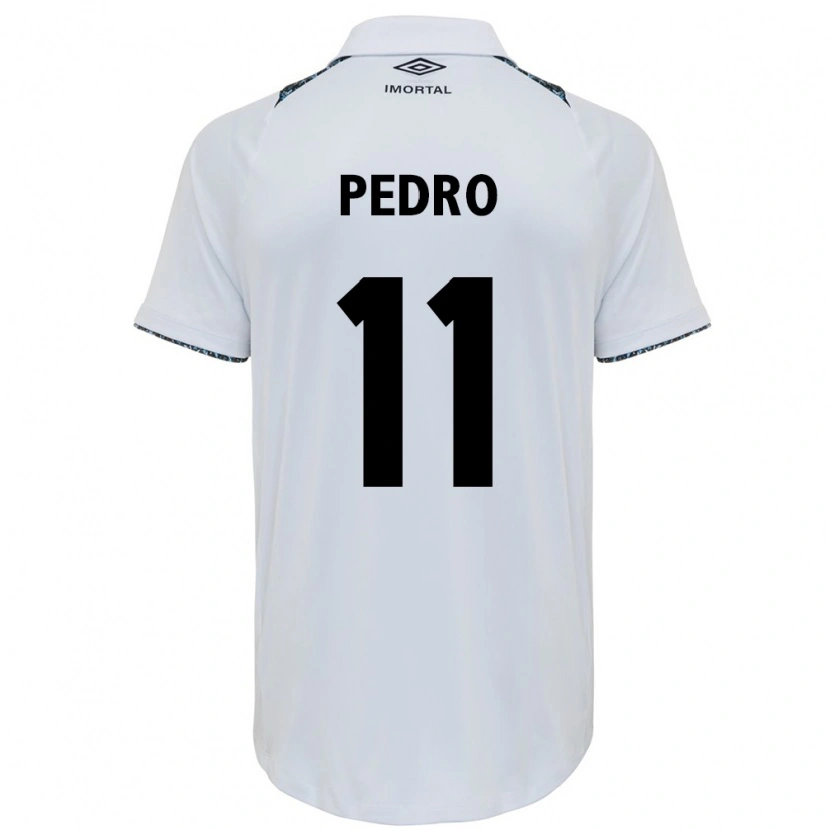 Danxen Heren João Pedro #11 Wit Blauw Uitshirt Uittenue 2025/26 T-Shirt