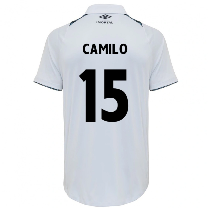Danxen Heren Camilo #15 Wit Blauw Uitshirt Uittenue 2025/26 T-Shirt