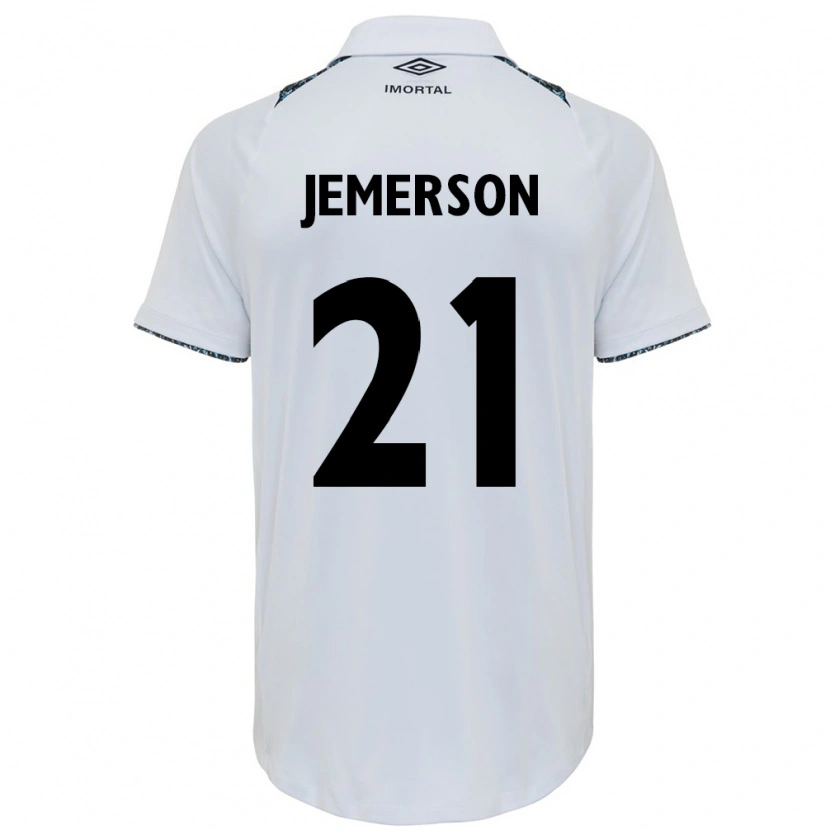 Danxen Heren Jemerson #21 Wit Blauw Uitshirt Uittenue 2025/26 T-Shirt