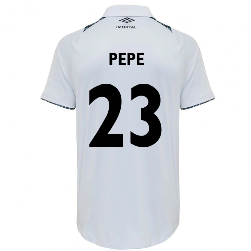 Danxen Heren Pepê #23 Wit Blauw Uitshirt Uittenue 2025/26 T-Shirt