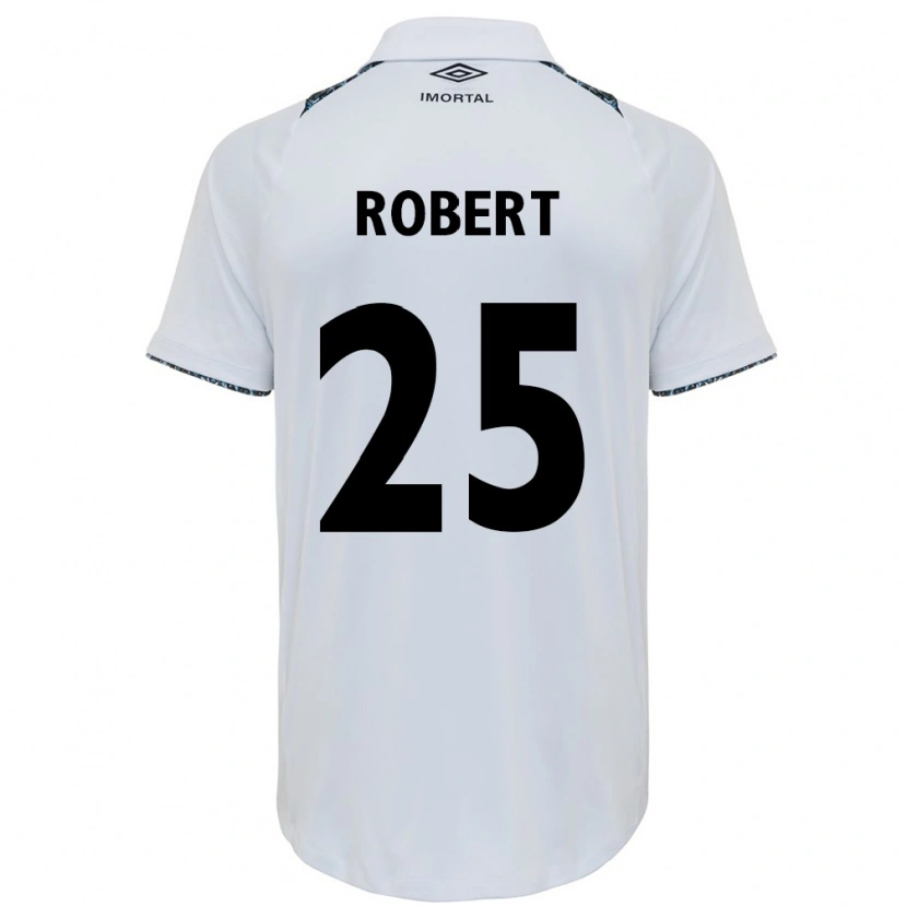 Danxen Heren Jhonata Robert #25 Wit Blauw Uitshirt Uittenue 2025/26 T-Shirt