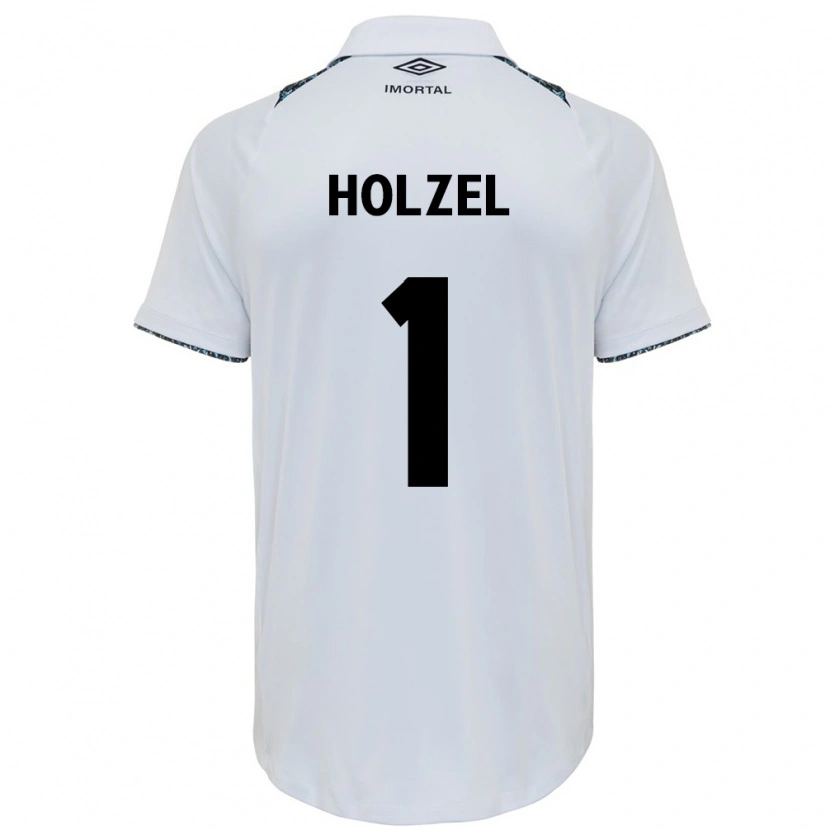 Danxen Heren Vivi Holzel #1 Wit Blauw Uitshirt Uittenue 2025/26 T-Shirt