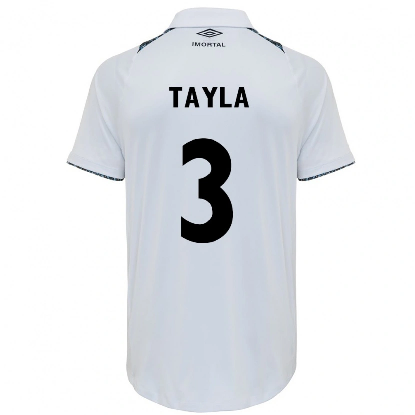 Danxen Heren Tayla #3 Wit Blauw Uitshirt Uittenue 2025/26 T-Shirt