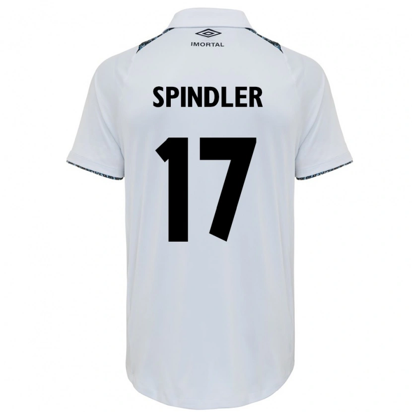 Danxen Heren Luana Spindler #17 Wit Blauw Uitshirt Uittenue 2025/26 T-Shirt