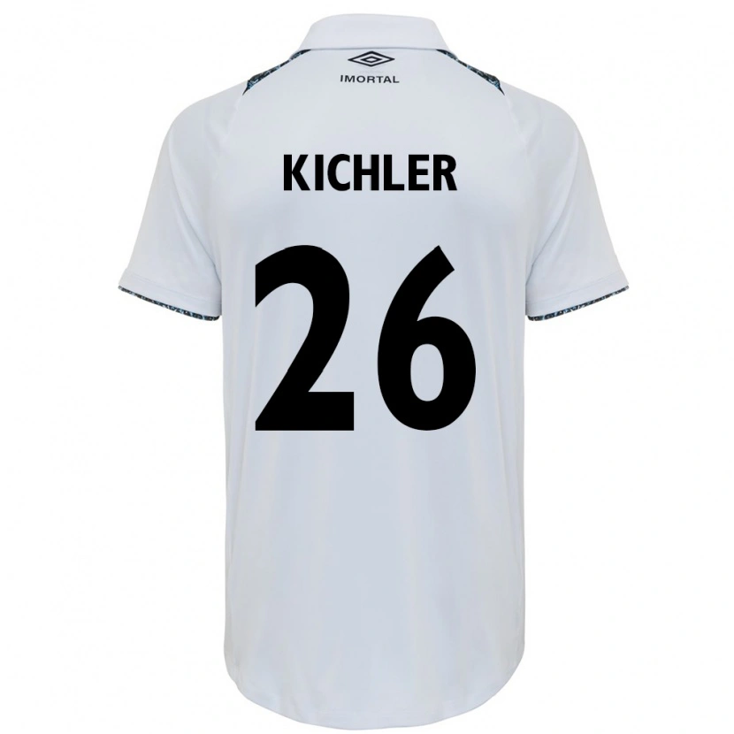 Danxen Heren Paola Kichler #26 Wit Blauw Uitshirt Uittenue 2025/26 T-Shirt