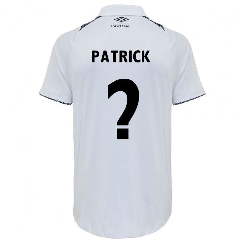 Danxen Heren Patrick #0 Wit Blauw Uitshirt Uittenue 2025/26 T-Shirt