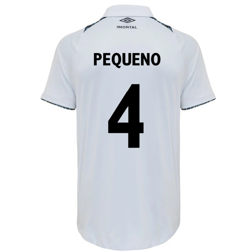 Danxen Heren Paula Renata Marques Pequeno #4 Wit Blauw Uitshirt Uittenue 2025/26 T-Shirt