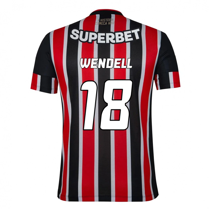 Danxen Heren Wendell #18 Zwart Rood Uitshirt Uittenue 2025/26 T-Shirt