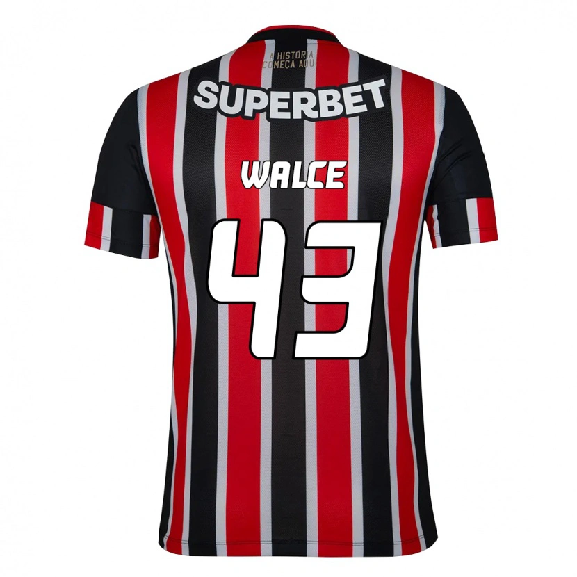 Danxen Heren Walce #43 Zwart Rood Uitshirt Uittenue 2025/26 T-Shirt