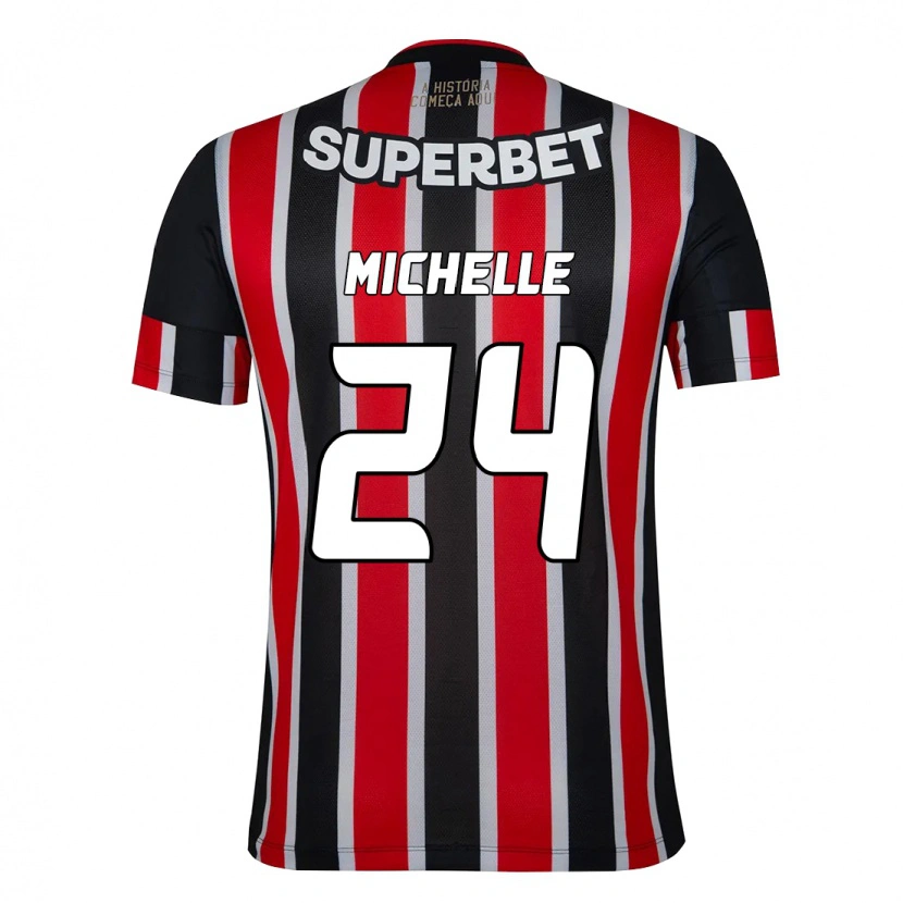 Danxen Heren Michelle #24 Zwart Rood Uitshirt Uittenue 2025/26 T-Shirt