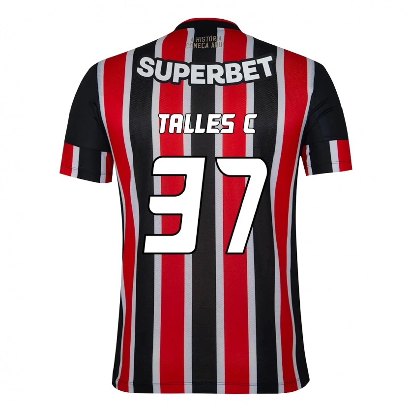 Danxen Heren Talles #37 Zwart Rood Uitshirt Uittenue 2025/26 T-Shirt