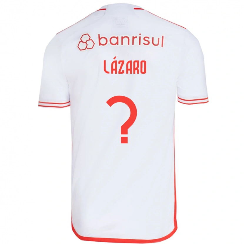Danxen Heren Lázaro #0 Wit Rood Uitshirt Uittenue 2025/26 T-Shirt