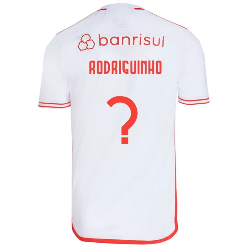 Danxen Heren Rodriguinho #0 Wit Rood Uitshirt Uittenue 2025/26 T-Shirt