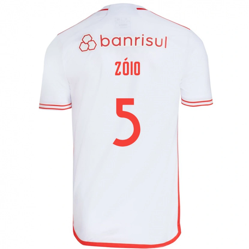 Danxen Heren Zóio #5 Wit Rood Uitshirt Uittenue 2025/26 T-Shirt