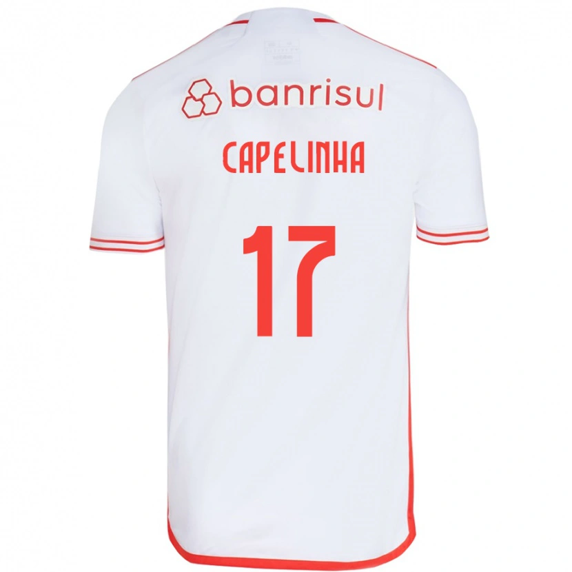 Danxen Heren Capelinha #17 Wit Rood Uitshirt Uittenue 2025/26 T-Shirt