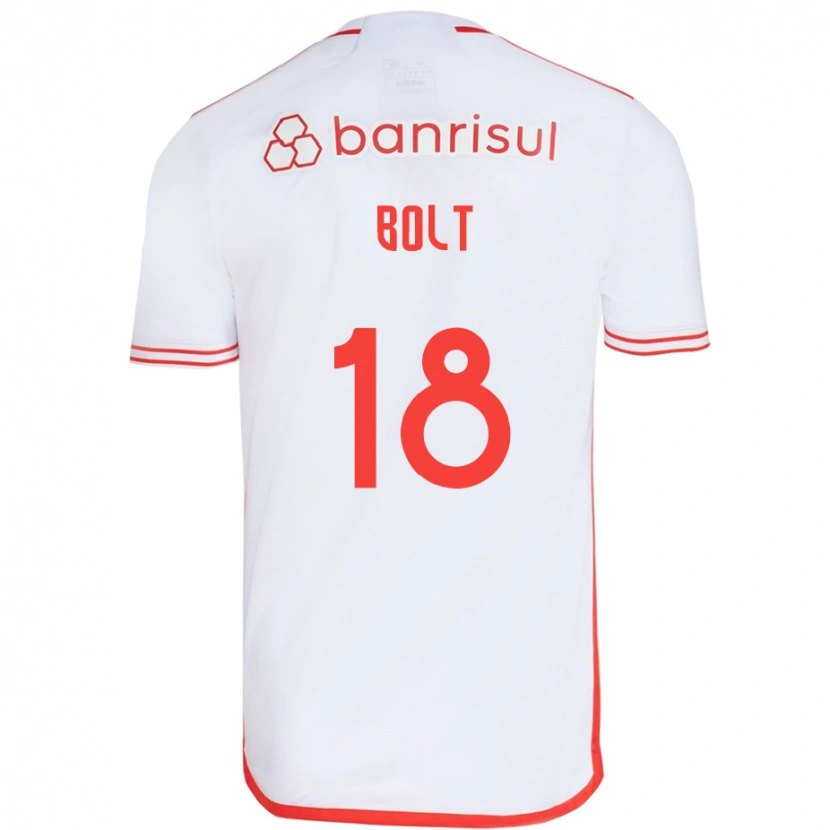 Danxen Heren Tamara Bolt #18 Wit Rood Uitshirt Uittenue 2025/26 T-Shirt