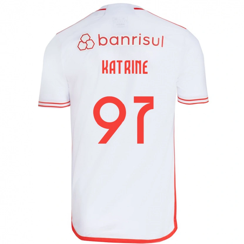Danxen Heren Katrine #97 Wit Rood Uitshirt Uittenue 2025/26 T-Shirt