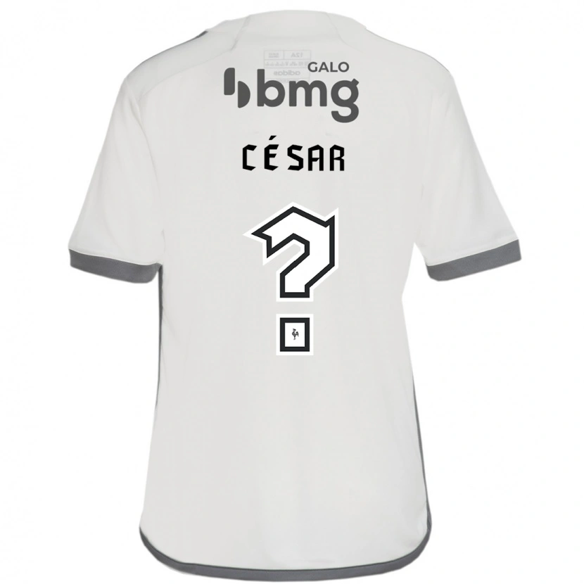 Danxen Heren Julio Cesar #0 Gebroken Wit Uitshirt Uittenue 2025/26 T-Shirt