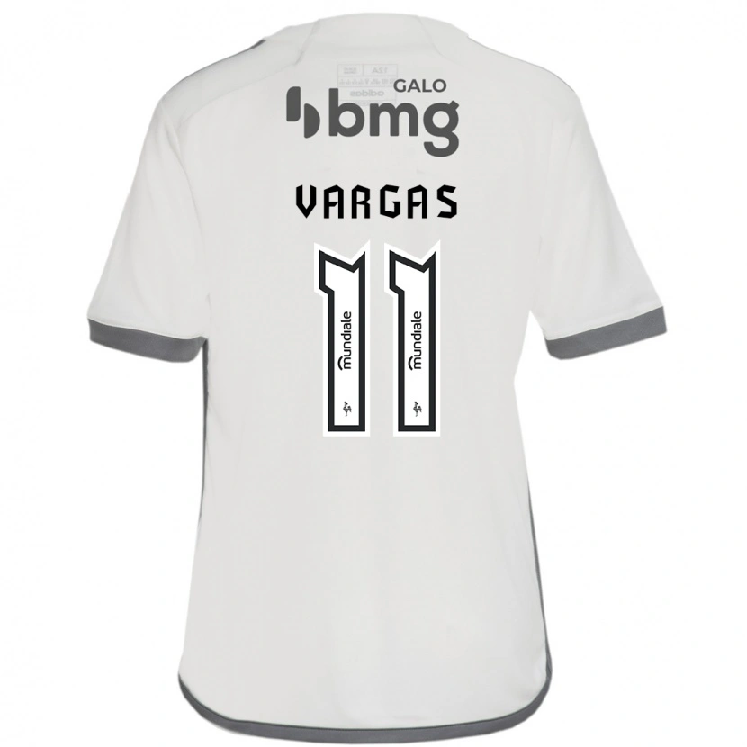 Danxen Heren Eduardo Vargas #11 Gebroken Wit Uitshirt Uittenue 2025/26 T-Shirt