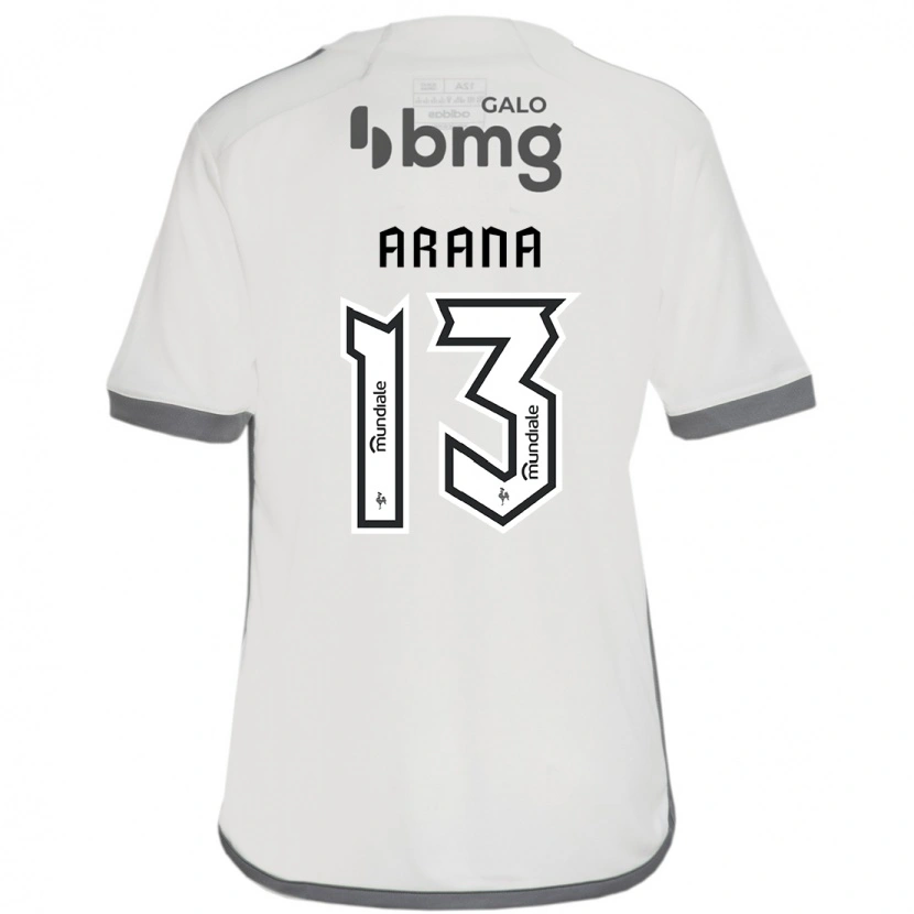Danxen Heren Guilherme Arana #13 Gebroken Wit Uitshirt Uittenue 2025/26 T-Shirt
