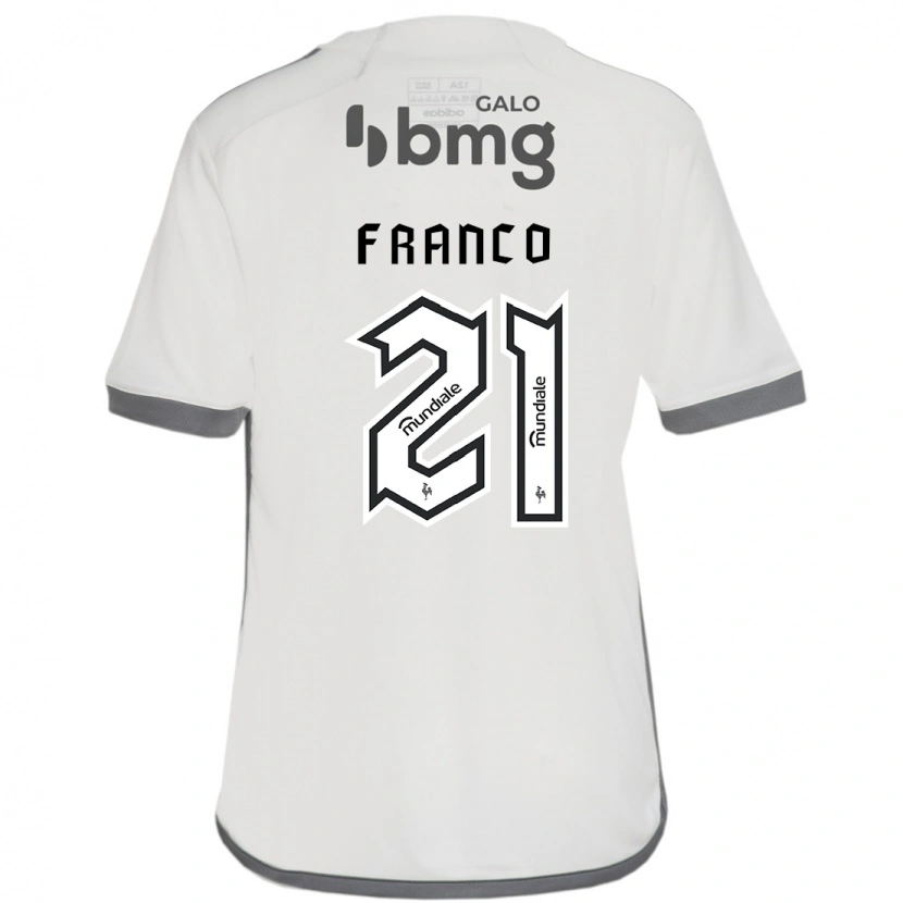 Danxen Heren Alan Franco #21 Gebroken Wit Uitshirt Uittenue 2025/26 T-Shirt