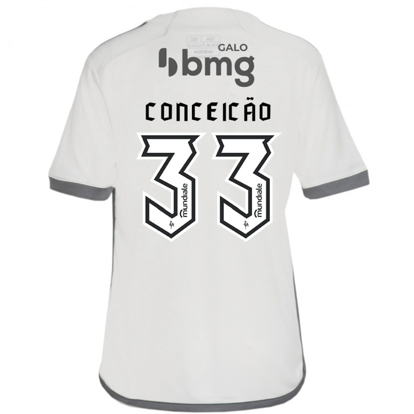 Danxen Heren Robert Conceição #33 Gebroken Wit Uitshirt Uittenue 2025/26 T-Shirt