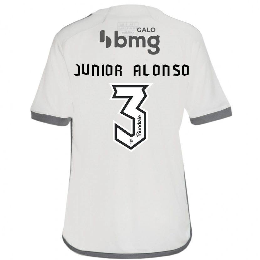 Danxen Heren Junior Alonso #3 Gebroken Wit Uitshirt Uittenue 2025/26 T-Shirt