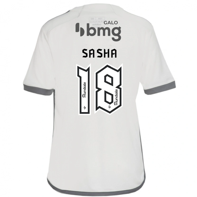 Danxen Heren Eduardo Sasha #18 Gebroken Wit Uitshirt Uittenue 2025/26 T-Shirt