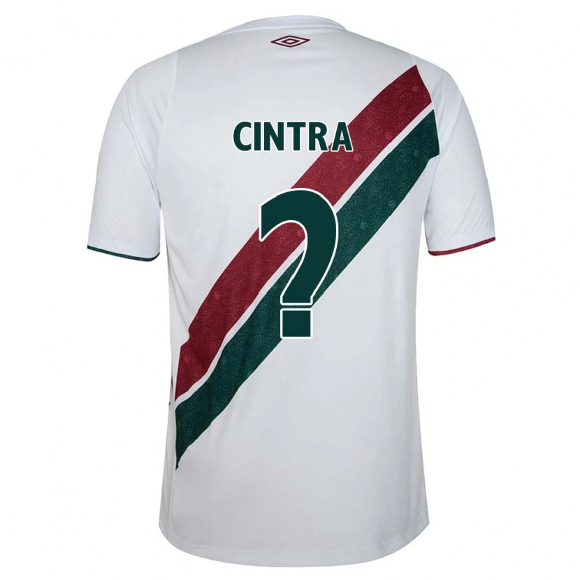 Danxen Heren Gustavo Cintra #0 Wit Groen Maroon Uitshirt Uittenue 2025/26 T-Shirt