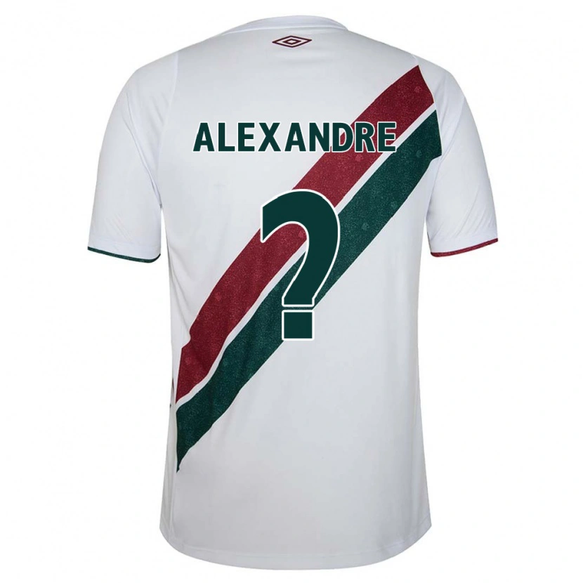 Danxen Heren Alexandre #0 Wit Groen Maroon Uitshirt Uittenue 2025/26 T-Shirt