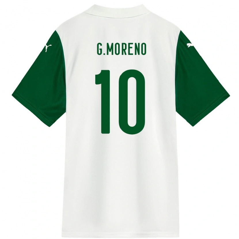 Danxen Heren Gerardo Moreno #10 Wit Groen Uitshirt Uittenue 2025/26 T-Shirt