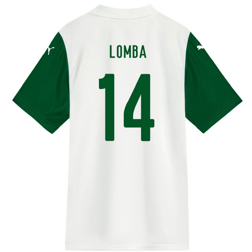 Danxen Heren Marcelo Lomba #14 Wit Groen Uitshirt Uittenue 2025/26 T-Shirt