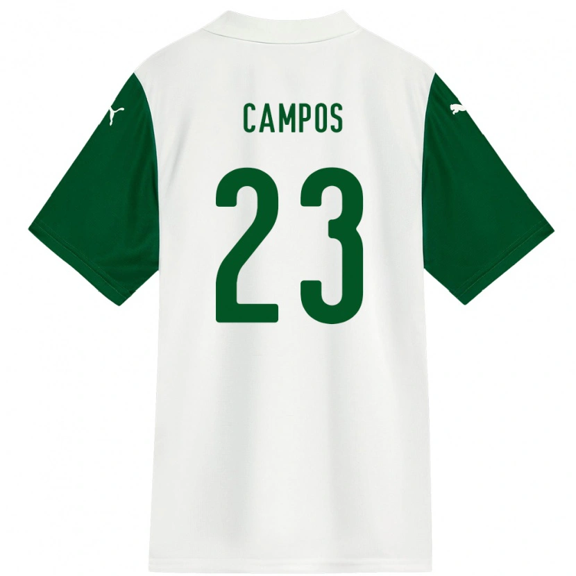 Danxen Heren Victor Campos #23 Wit Groen Uitshirt Uittenue 2025/26 T-Shirt