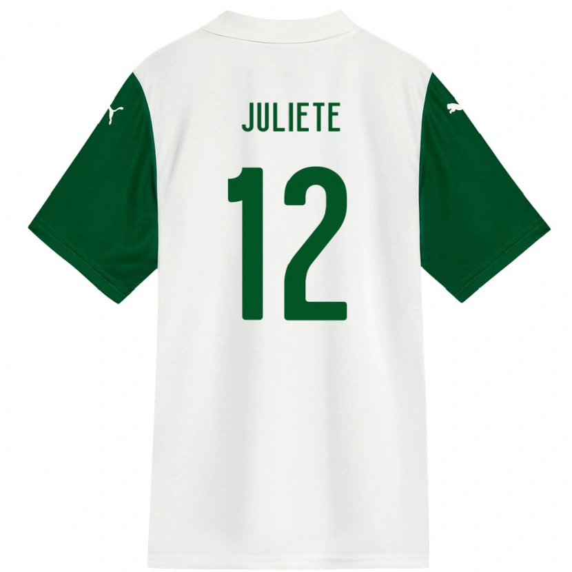 Danxen Heren Juliete #12 Wit Groen Uitshirt Uittenue 2025/26 T-Shirt