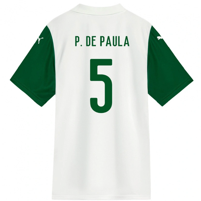 Danxen Heren Patrick De Paula #5 Wit Groen Uitshirt Uittenue 2025/26 T-Shirt