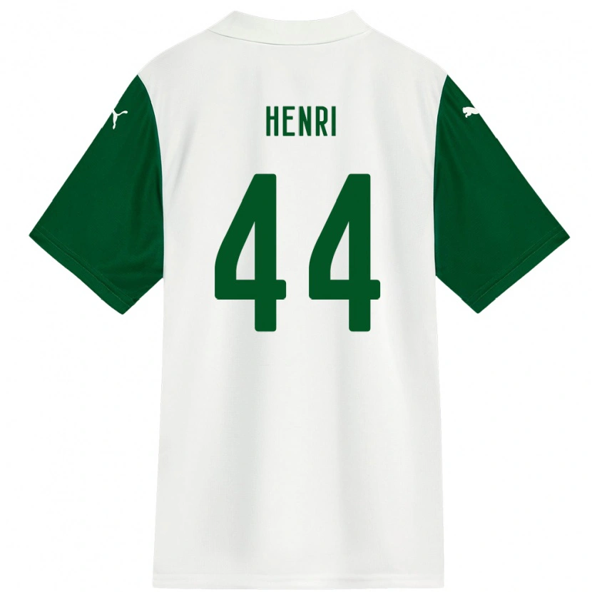 Danxen Heren Henri #44 Wit Groen Uitshirt Uittenue 2025/26 T-Shirt