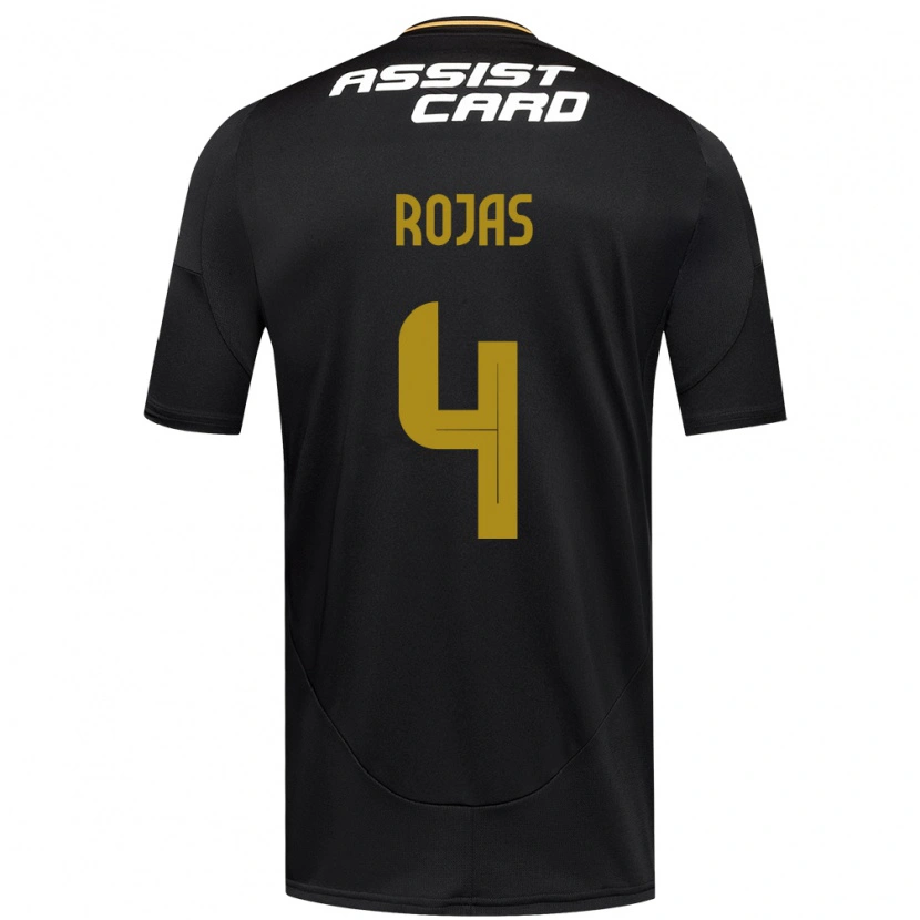 Danxen Heren Javier Rojas #4 Zwart Wit Uitshirt Uittenue 2025/26 T-Shirt