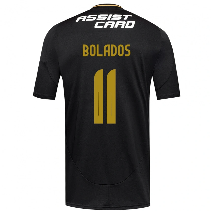 Danxen Heren Marcos Bolados #11 Zwart Wit Uitshirt Uittenue 2025/26 T-Shirt