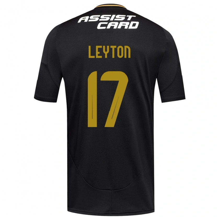 Danxen Heren Geraldine Leyton #17 Zwart Wit Uitshirt Uittenue 2025/26 T-Shirt