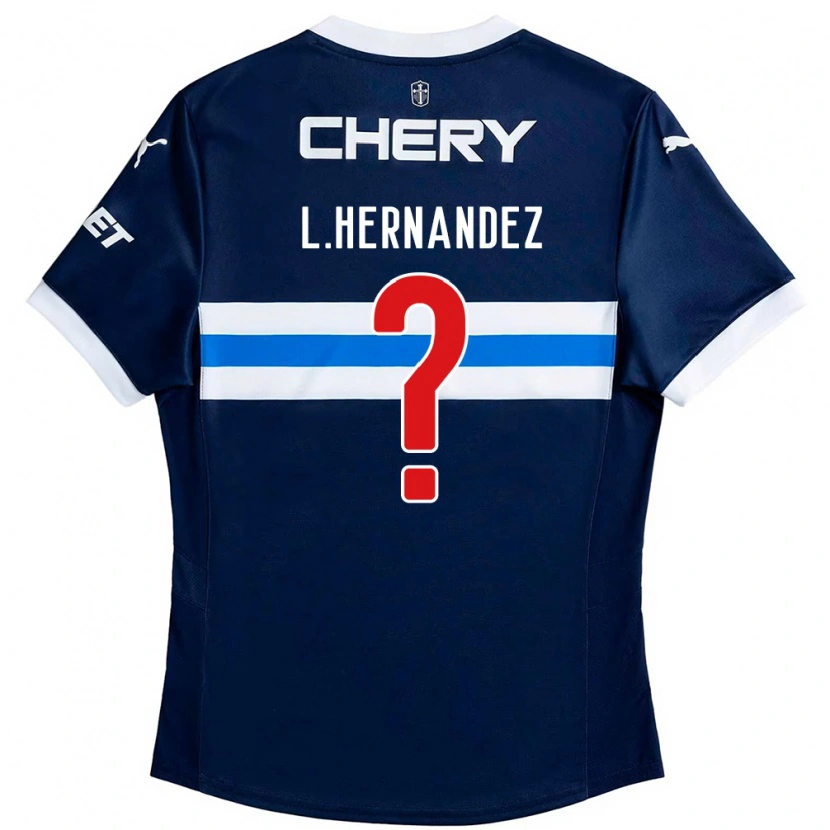 Danxen Heren Luis Felipe Hernández #0 Koningsblauw Wit Uitshirt Uittenue 2025/26 T-Shirt