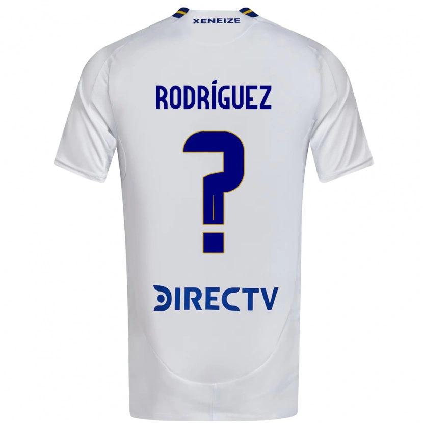 Danxen Heren Tobías Rodríguez #0 Wit Blauw Uitshirt Uittenue 2025/26 T-Shirt