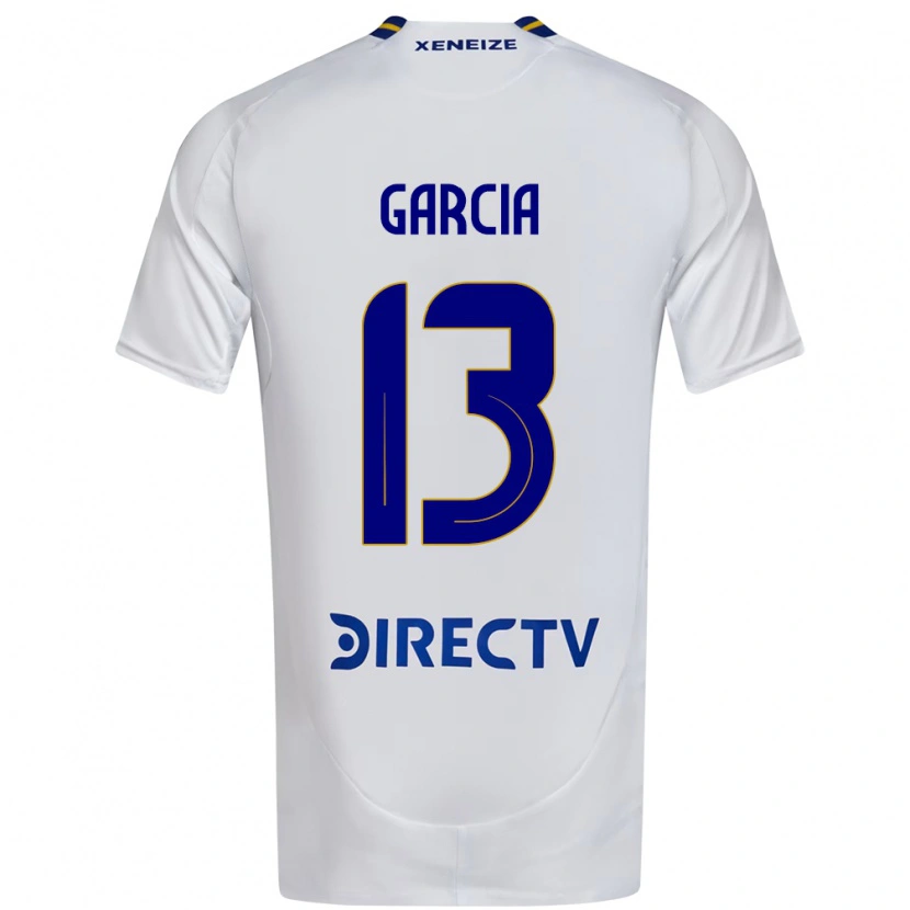 Danxen Heren Javier García #13 Wit Blauw Uitshirt Uittenue 2025/26 T-Shirt