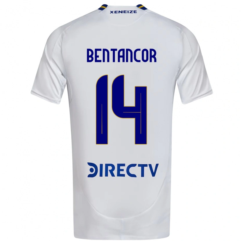 Danxen Heren Thomás Bentancor #14 Wit Blauw Uitshirt Uittenue 2025/26 T-Shirt